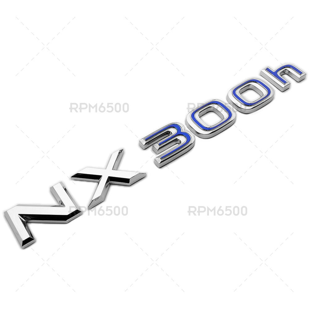 Lexus Liftgate OEM Chrome NX 300h Letter Logo Badge Car Emblem Replace F-Sport