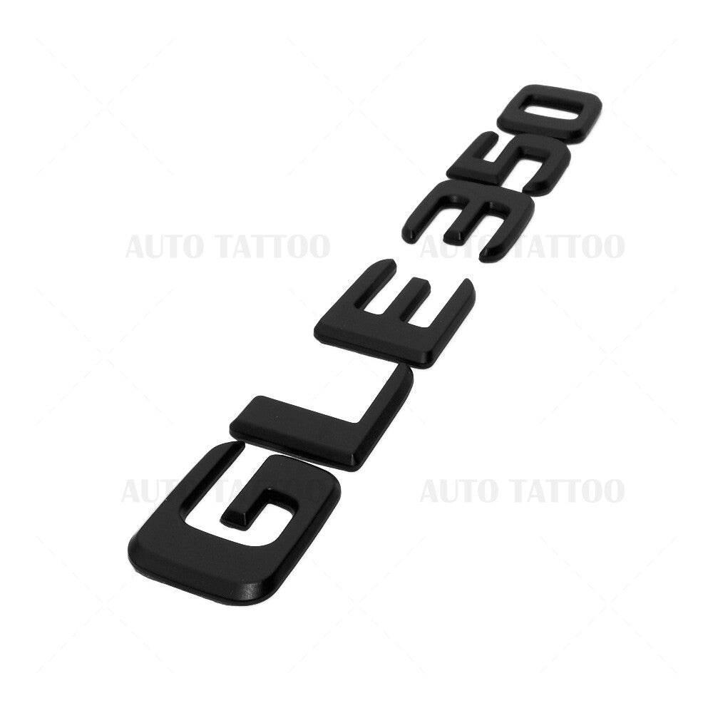 17-18 Mercedes GLE 350 Letter Emblem Liftgate Logo Badge AMG Sport Matte Black