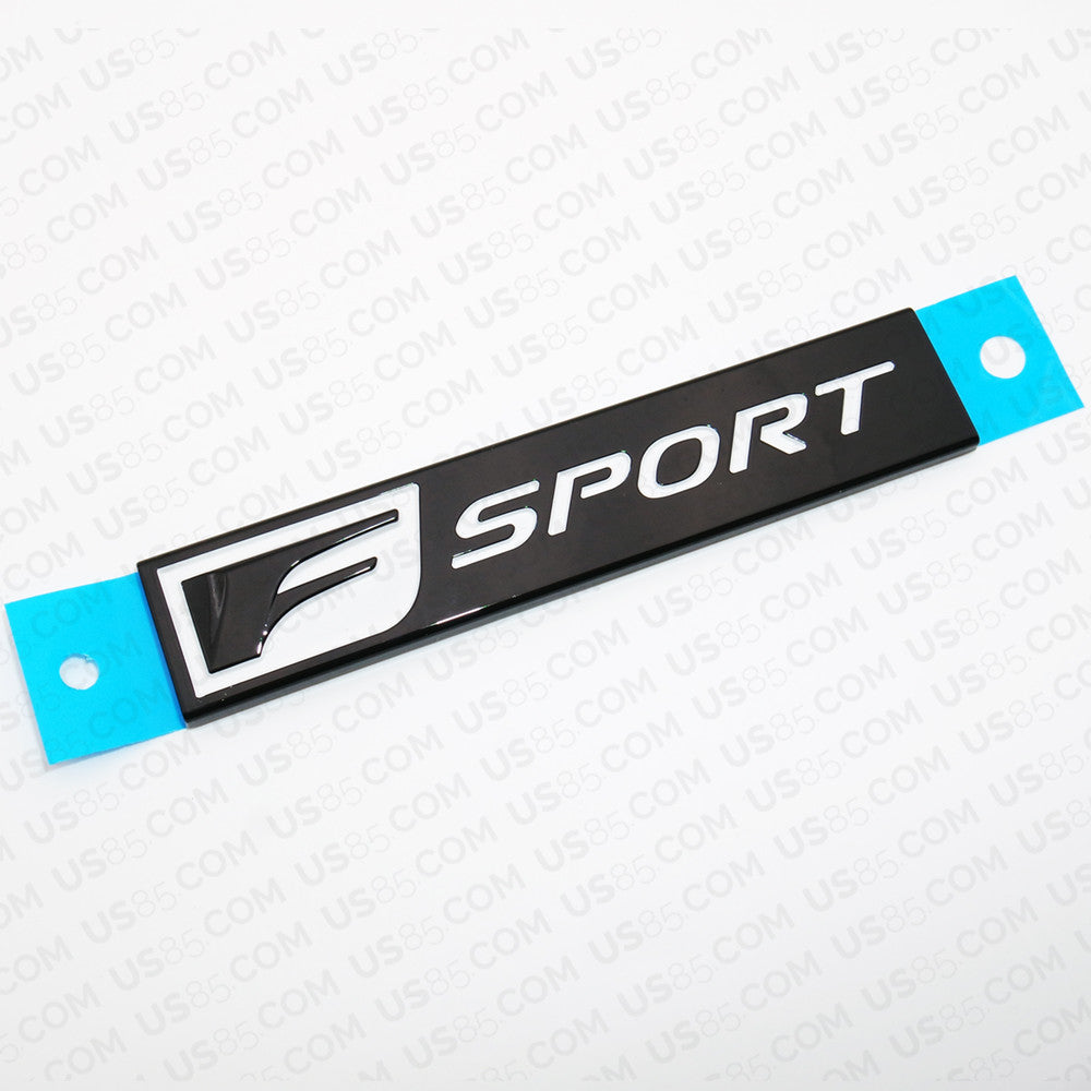 Lexus Gloss Black F-Sport Logo ABS Badge Trunk Luggage Lid 3D Emblem Decoration