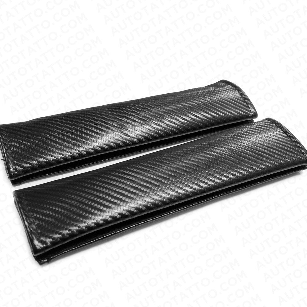 Universal Sport Carbon Seat Belt Cover Safety Shoulder Strap Cushion Pad Harness