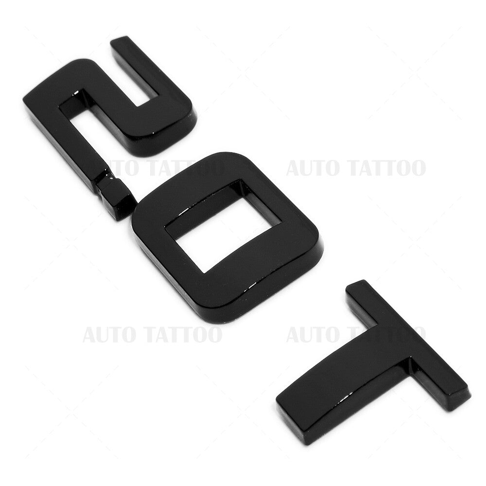 For Chevy Equinox Liftgate 2.0T Turbo Letter Logo Badge Emblem Sport Gloss Black