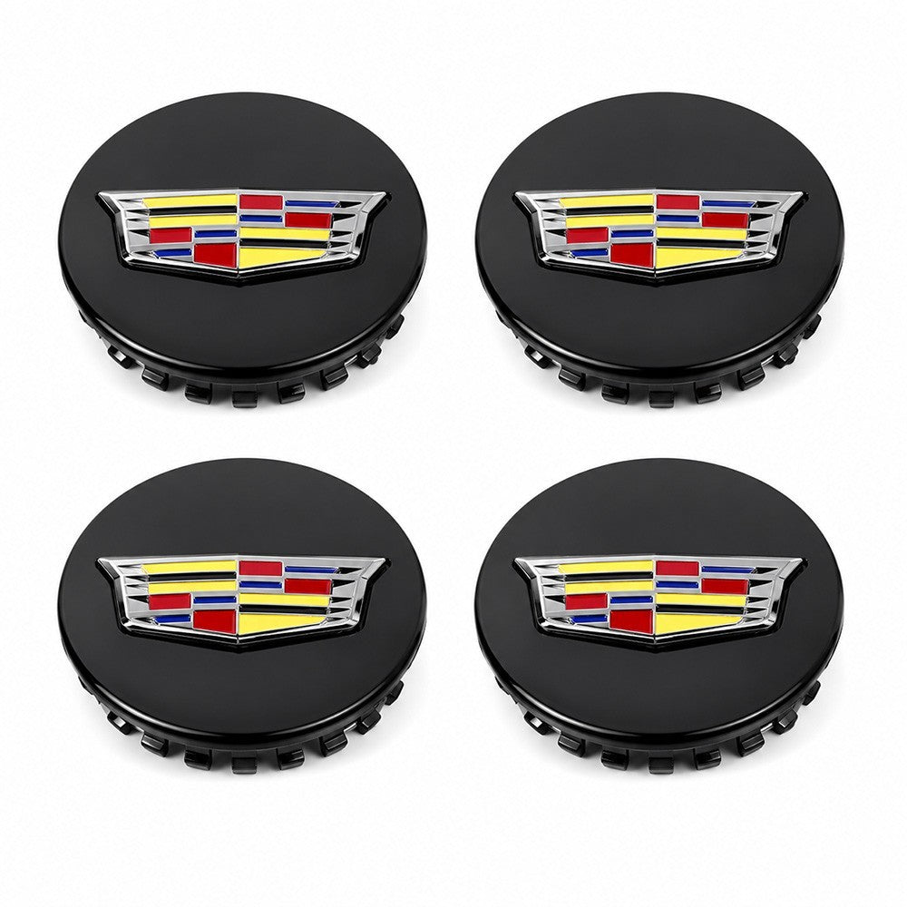 Black Wheel Center Cap Cadillac 9597375 ATS CTS CT6 XT5 Wheel 15 16 17 18