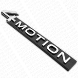 2018 - 2023  VW OEM ABS 4 Motion Rear Trunk Nameplate Badge Emblem Black Chrome