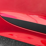 Fit Stinger Racing Sport Stripe Car Door Side Vinyl Decal Decorate Carbon Fiber