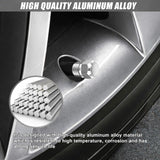 4pcs Universal Car Tire Wheel Valve Stem Caps Hex Design Dust Cover Accessories