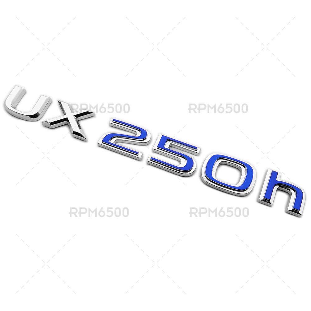 Lexus Liftgate OEM Chrome UX 250h Letter Logo Badge Car Emblem Replace F-Sport