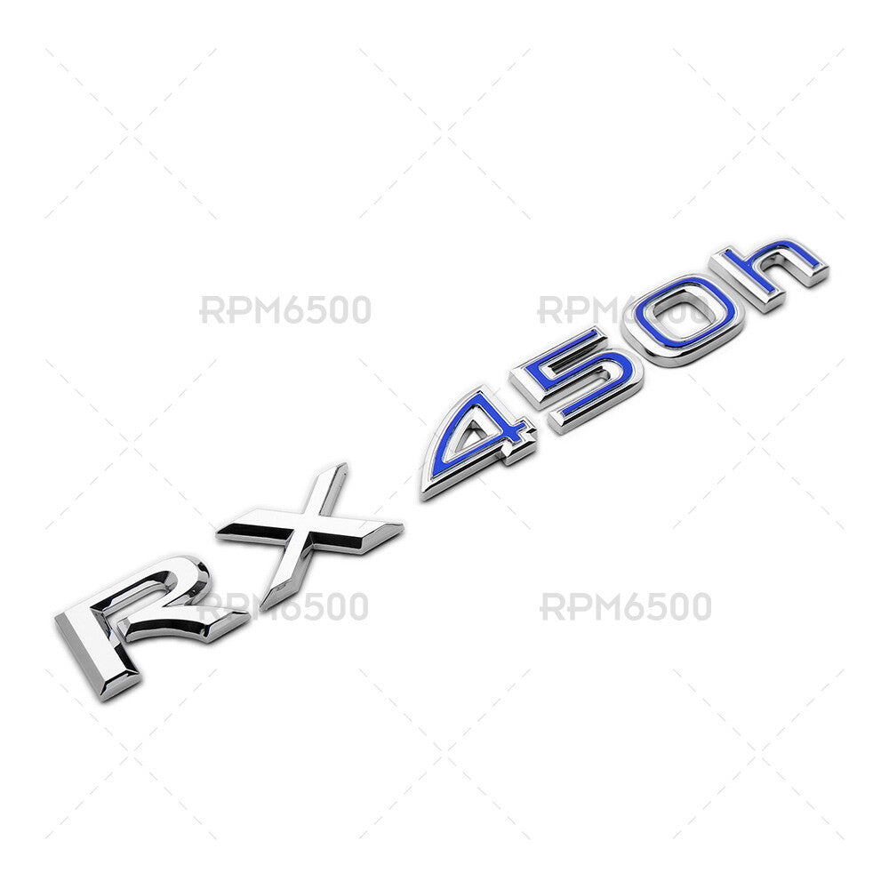 Lexus Liftgate OEM Chrome RX 450h Letter Logo Badge Car Emblem Replace F-Sport