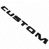 19-21 Gloss Black Silverado 1500 Tailgate Custom Letter Logo Emblem Badge Z71