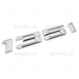 BMW 135i Rear Trunk Lid Nameplate Letter Emblem Badge M Performance Sport Chrome
