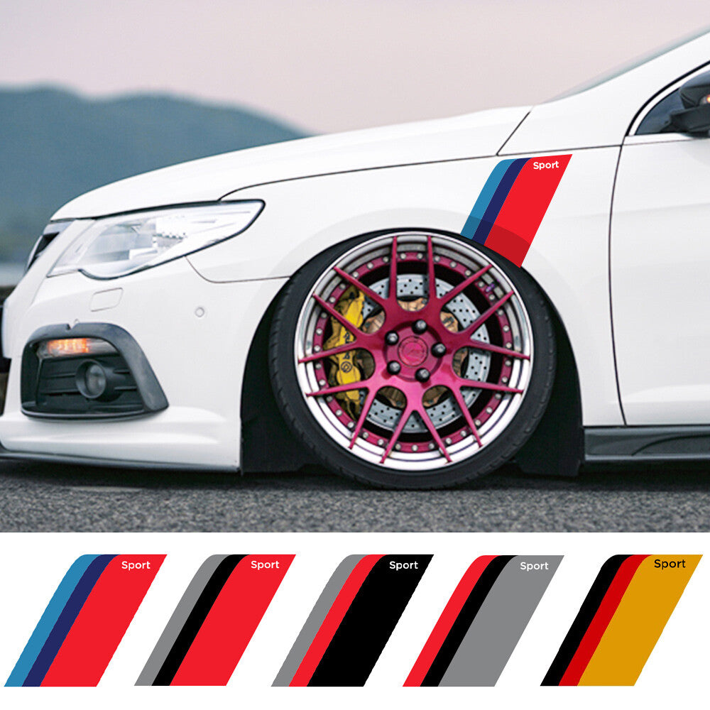 Universal Sport Side Door Fender Sticker Racing Vinyl Decal Car Truck SUV Decor