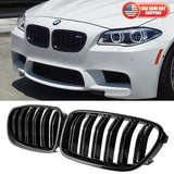 Front Kidney Grill for BMW 5 Series F10 F11 550i 535i 528i M5 Gloss Black Grille