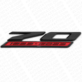 For C8 Corvette 70th Anniversary Edition Door Badge Nameplate Emblem Black & Red