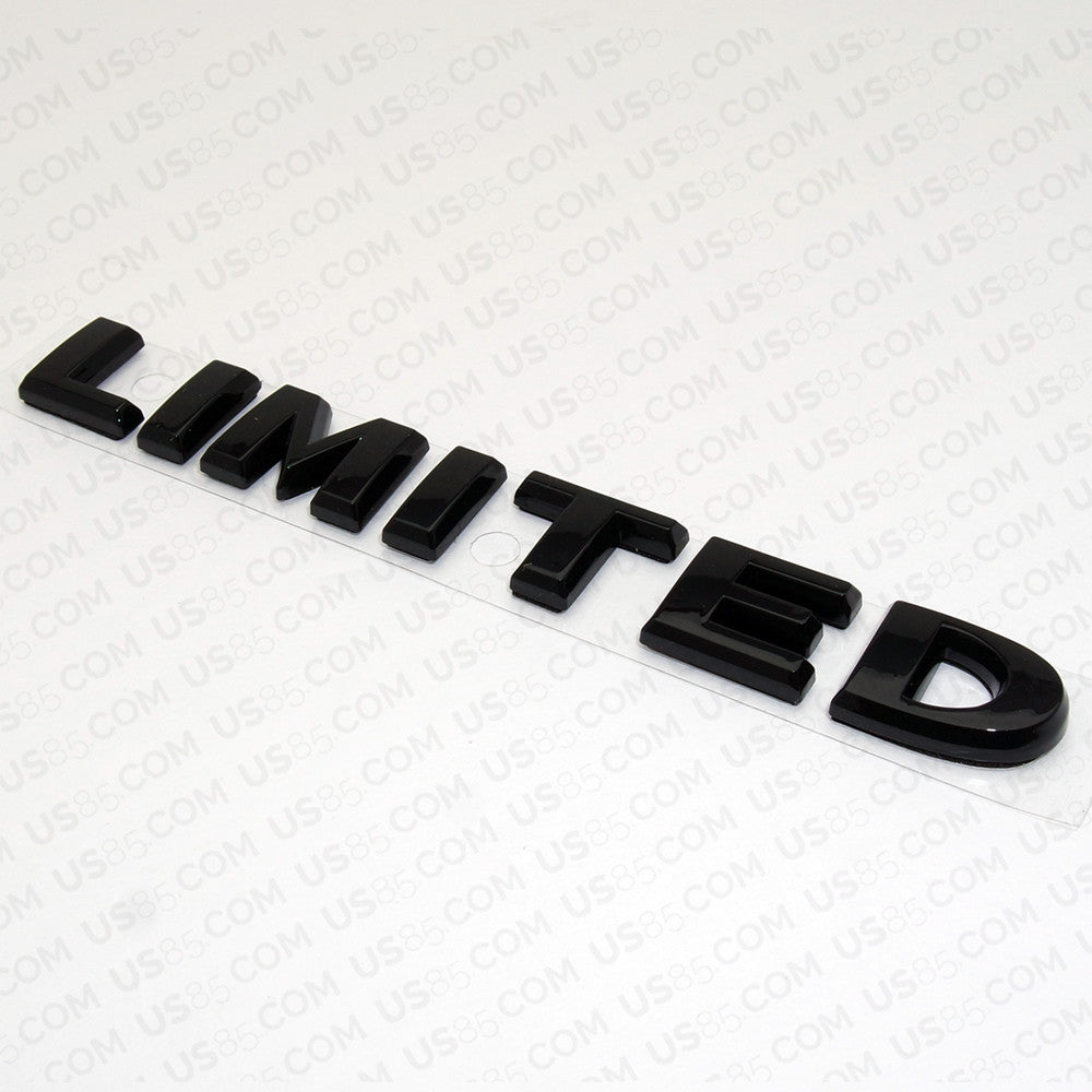 Universal Gloss Black OEM ABS Limited Liftgate Logo Emblem For Mopar Truck SUV