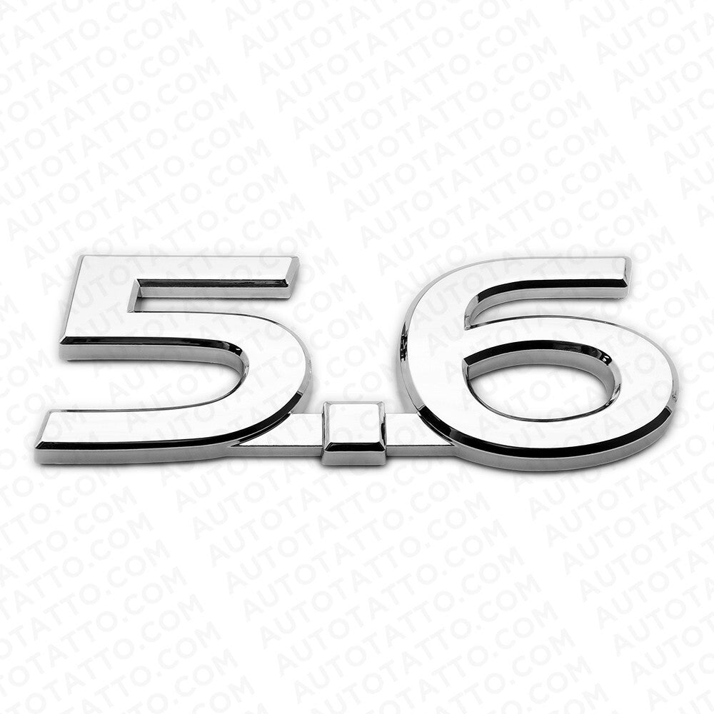 Infiniti 5.6 Left or Right Fender Marker Badge Emblem Nameplate ABS - Chrome