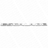 For 15-22 Cadillac Escalade Silver Rear Liftgate Nameplate Emblem Badge