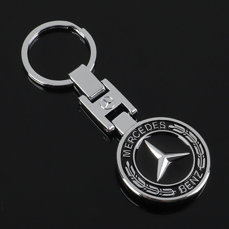 Mercedes-Benz AMG Edition Sport Car Home Key Fob Keychain Ring Nameplate Gift
