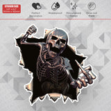 Funny Horror Skeleton Skull 3D Sticker Decal Home Car Truck Door Window Decorate