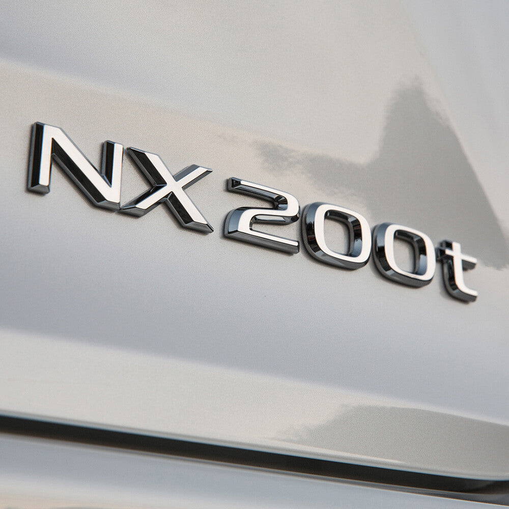 Lexus Liftgate OEM Chrome NX 200t Letter Logo Badge Car Emblem Replace F-Sport