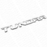 2pcs 13-21 OEM Chrome Tundra Letter Side Fender Nameplate Emblem Badge Logo