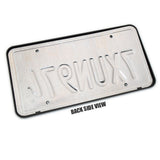 Gloss Black Front or Rear AMG Sport Logo Emblem License Plate Frame Cover Gift