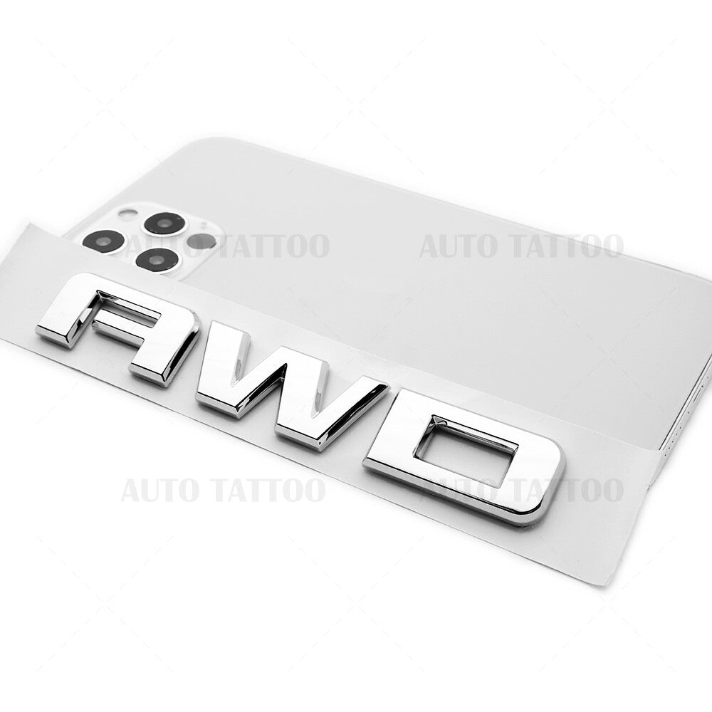 10-20 GMC Acadia Terrain Liftgate AWD Letter Emblem Badge Nameplate OEM Chrome