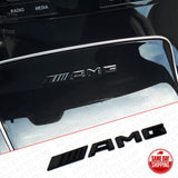 Gloss Black AMG Interior Multimedia Decal Sticker Badge Decoration Emblem Logo