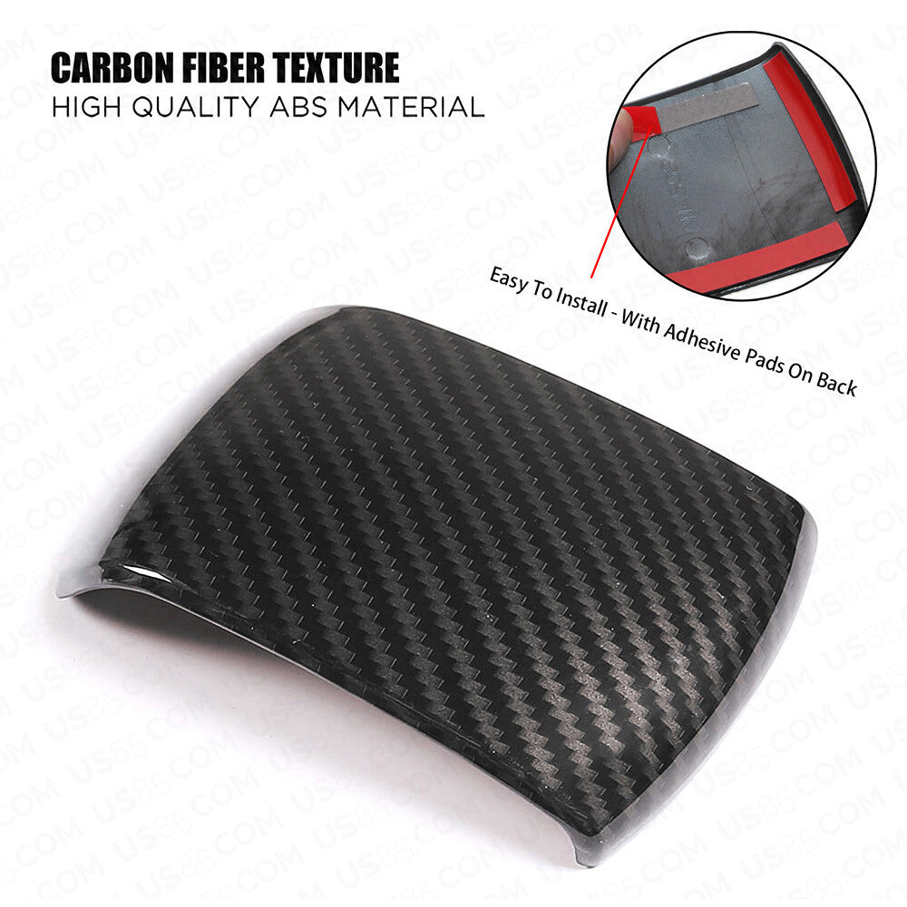 Carbon Fiber Central Control Armrest Decorative Cover Trim For GLE GLS Class