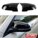 Gloss Black Side Mirror Cover Cap for 14-18 BMW F01 F06 F12 F13 F10 F11 F18 LCI