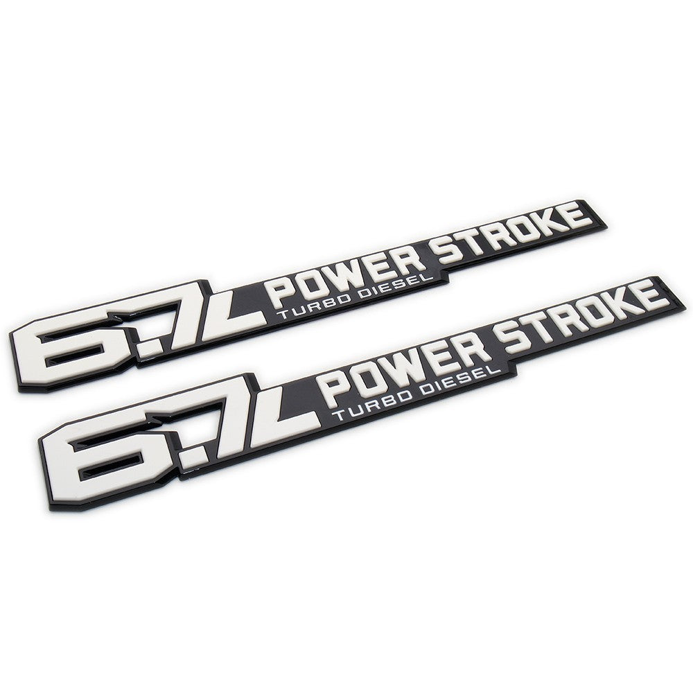For 23-24-25 Super-Duty F-250 350 450 6.7L Power Stroke Diesel Door Emblem