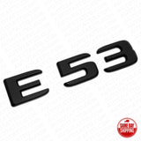 19-26 Mercedes-Benz E53 E 53 Letter Emblem Trunk Logo Badge AMG Gloss Black