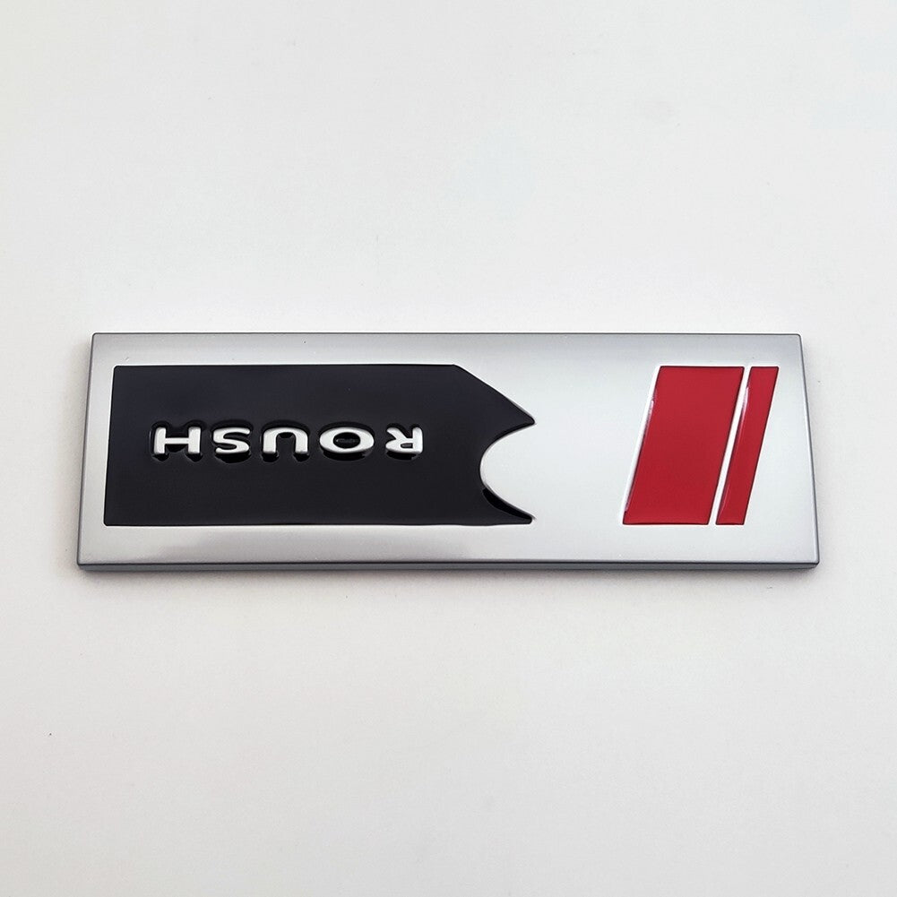 Metal Roush Logo Car Emblem Performance Bagde Racing Sport Sticker Turbo Decal