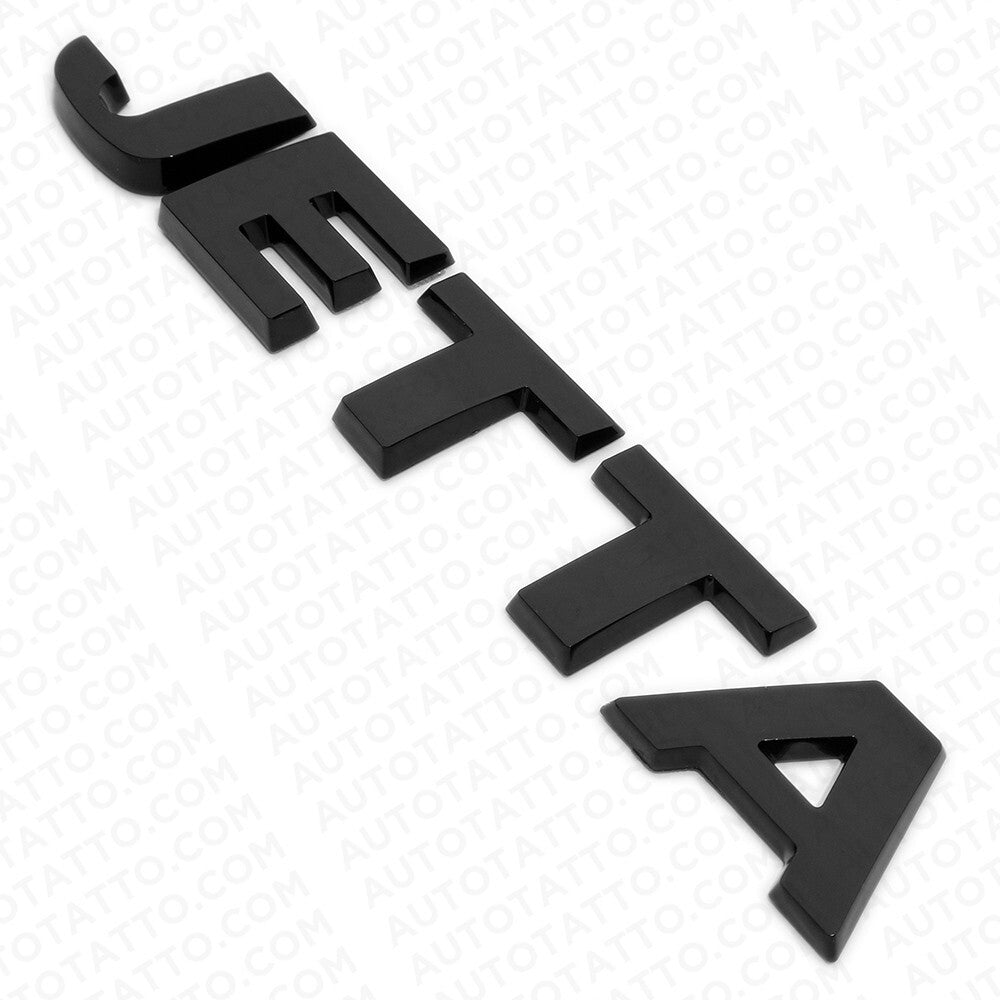 10-21 Volkswagen Jetta Rear Truck Lid Nmaeplate Badge Emblem Black