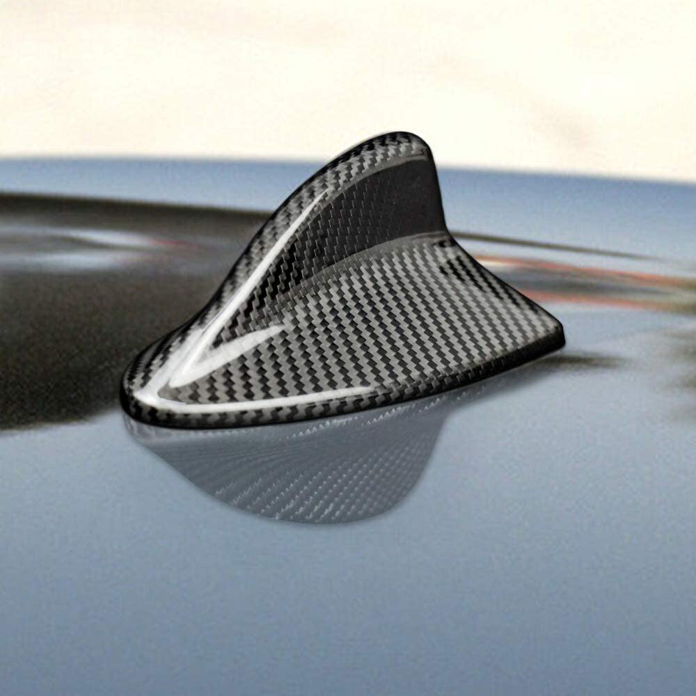 REAL CARBON FIBER SHARK FIN ANTENNA COVER CAP For BMW E90 E91 E92 3SEIRES M3 E82