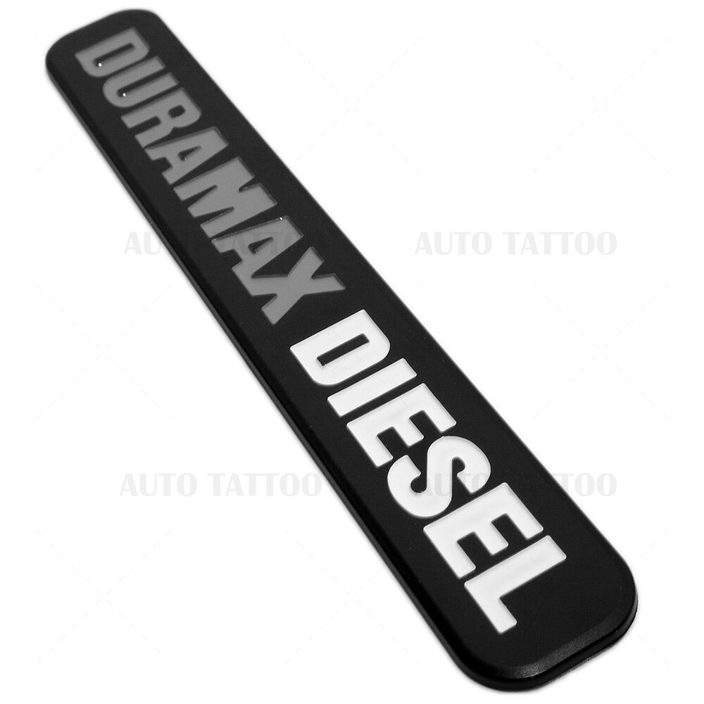 2x 01-21 Chevy GMC Duramax Diesel Door Hood Fender Tailgate Letter Logo Emblem