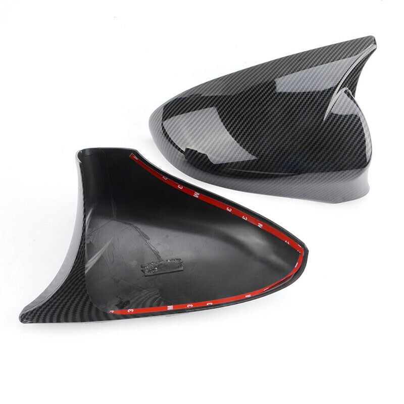 PAIR For LEXUS IS200 300 350 2013-2020 M HORN CARBON FIBER SIDE MIRROR COVER CAP