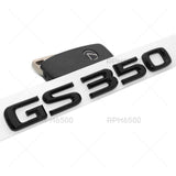 Lexus Trunk Gloss Black GS 350 Letter Logo Badge 3D Decal Emblem Replace F-Sport
