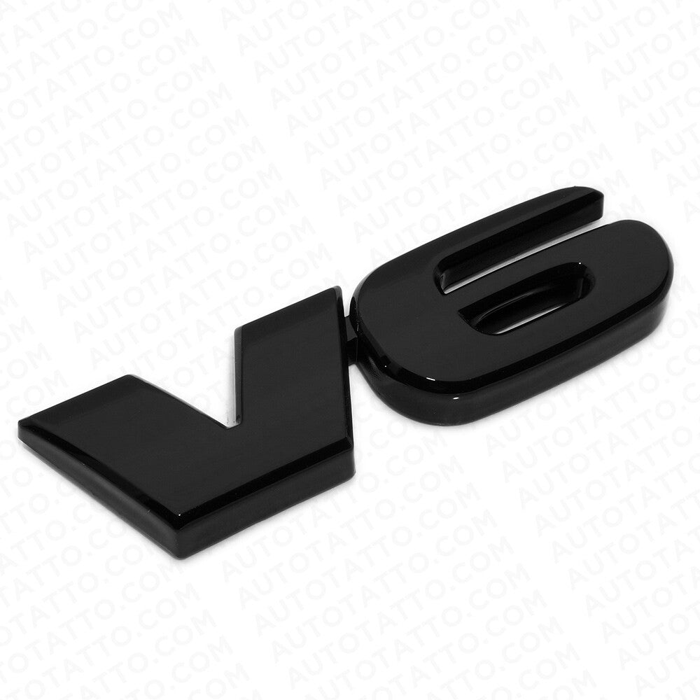Tacoma Pickup Truck V6 Tailgate Rear Body Nameplate Logo TRD Emblem Gloss Black