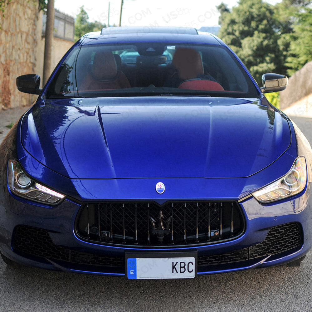 For Maserati Ghibli Quattroporte Granturismo Front Bumper Logo Emblem Badge