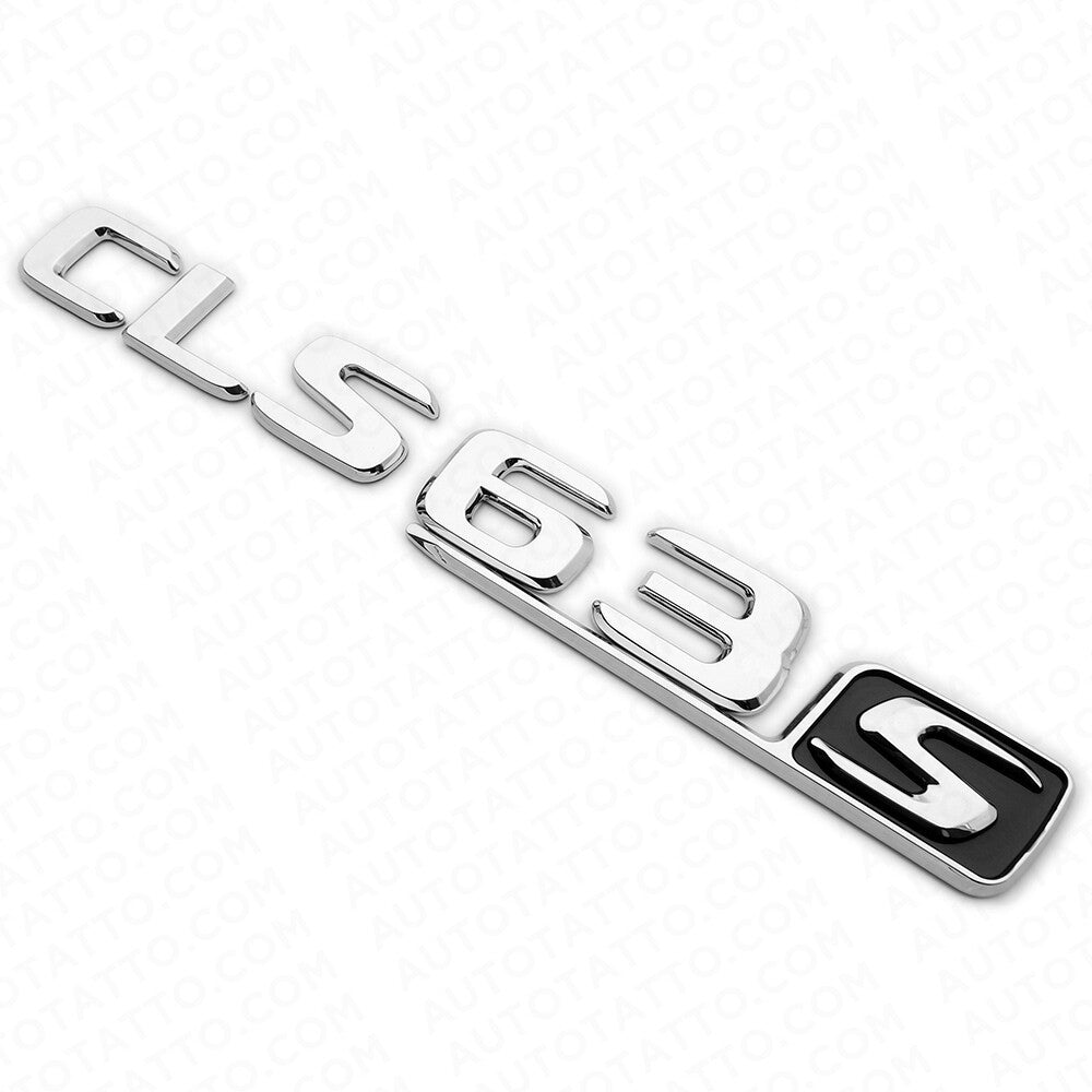 17+ Mercedes CLS 63 S Letter Emblem Trunk Lid Logo Badge AMG Sport OEM Chrome
