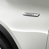 2x 3D Edition 1 Fender Marker Car AMG Logo Badge Emblem Sport Decoration Chrome