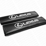 Universal Carbon Car Seat Belt Cover Safety Shoulder Strap Cushion Pad Harness