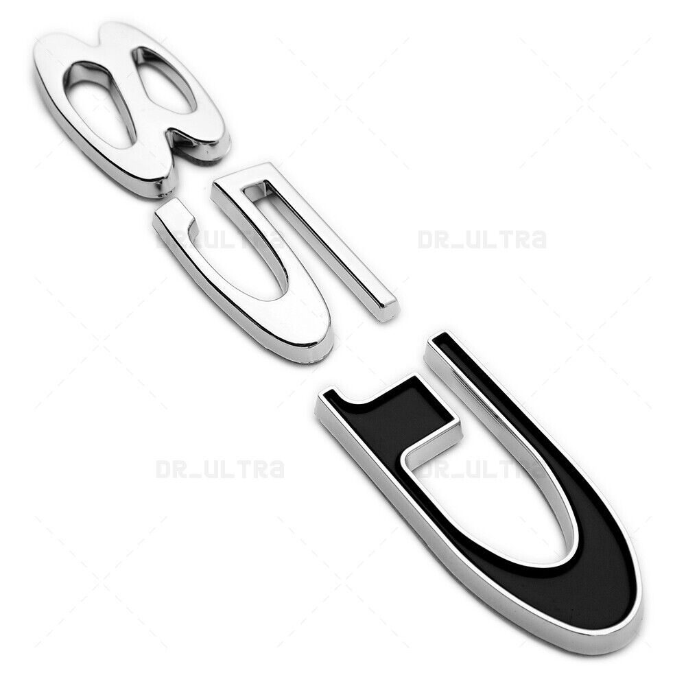 Tesla Rear Liftgate Lid Model 85D Nameplate Logo Badge Emblem Sport Chrome Black