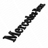 Mercedes-Benz Letter Emblem 3D Logo Nameplate Badge Decoration AMG Gloss Black