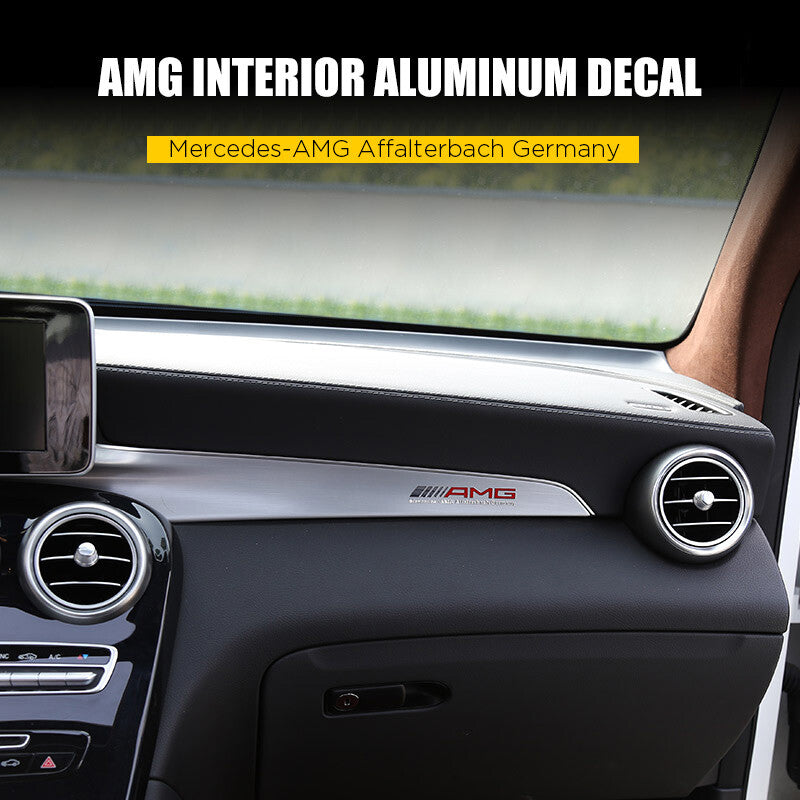 AMG Edition Interior Emblem Aluminum 3D Decal Sticker Badge Decorate Logo Gift