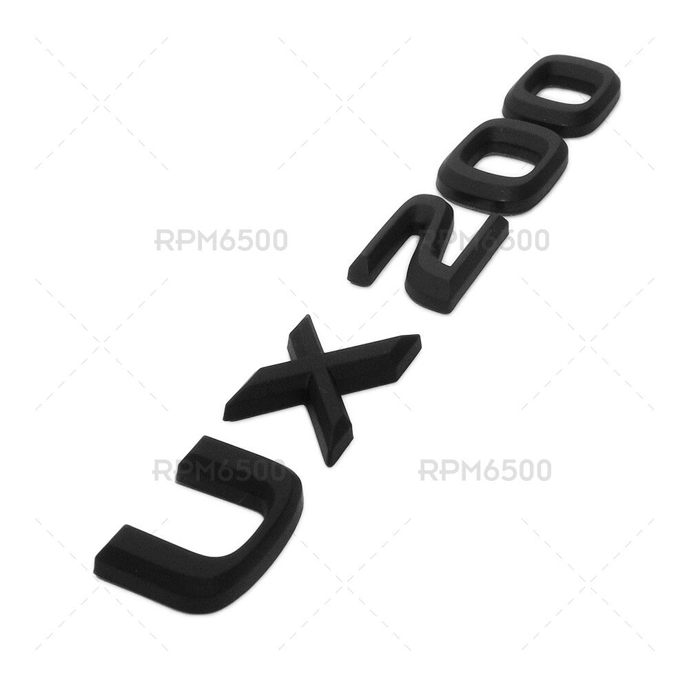 Lexus Liftgate Matte Black UX 200 Letter Logo Badge Car Emblem Replace F-Sport