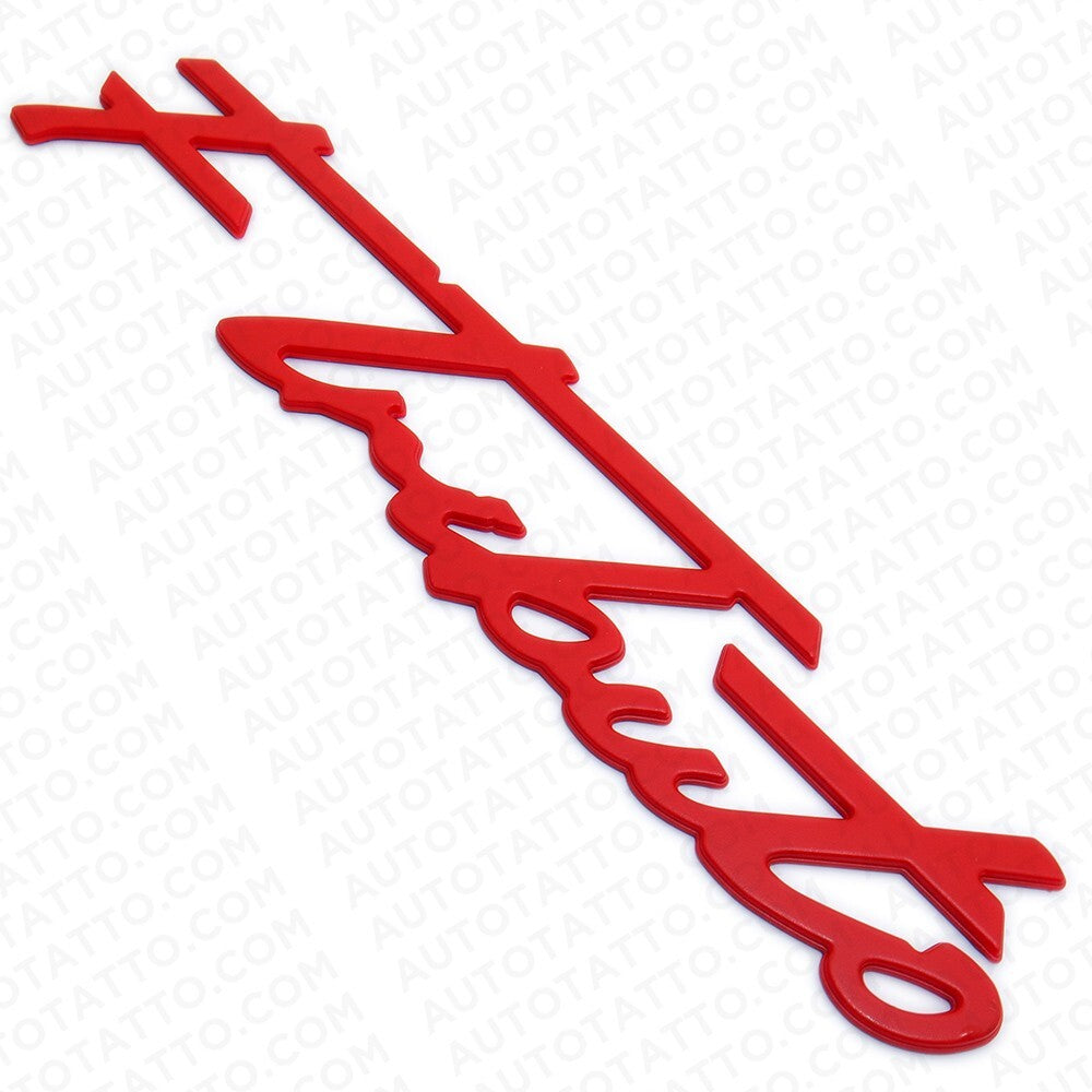 Maserati Ghibli Levante Grecale Side Fender Logo F Tributo Emblem Badge Red
