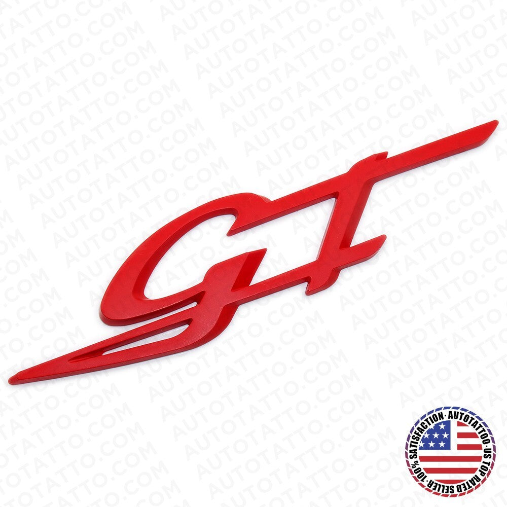 Maserati Ghibli Levante Grecale Front Side Fender Logo GT Emblem Badge Red