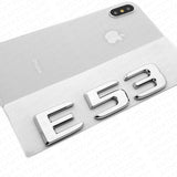 19-21 Mercedes-Benz E53 E 53 Letter Emblem Trunk Logo Badge AMG Sport Chrome