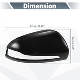 Gloss Black Mercedes W205 W213 X253 W222 C E S GLC Class Mirror Cover Replace