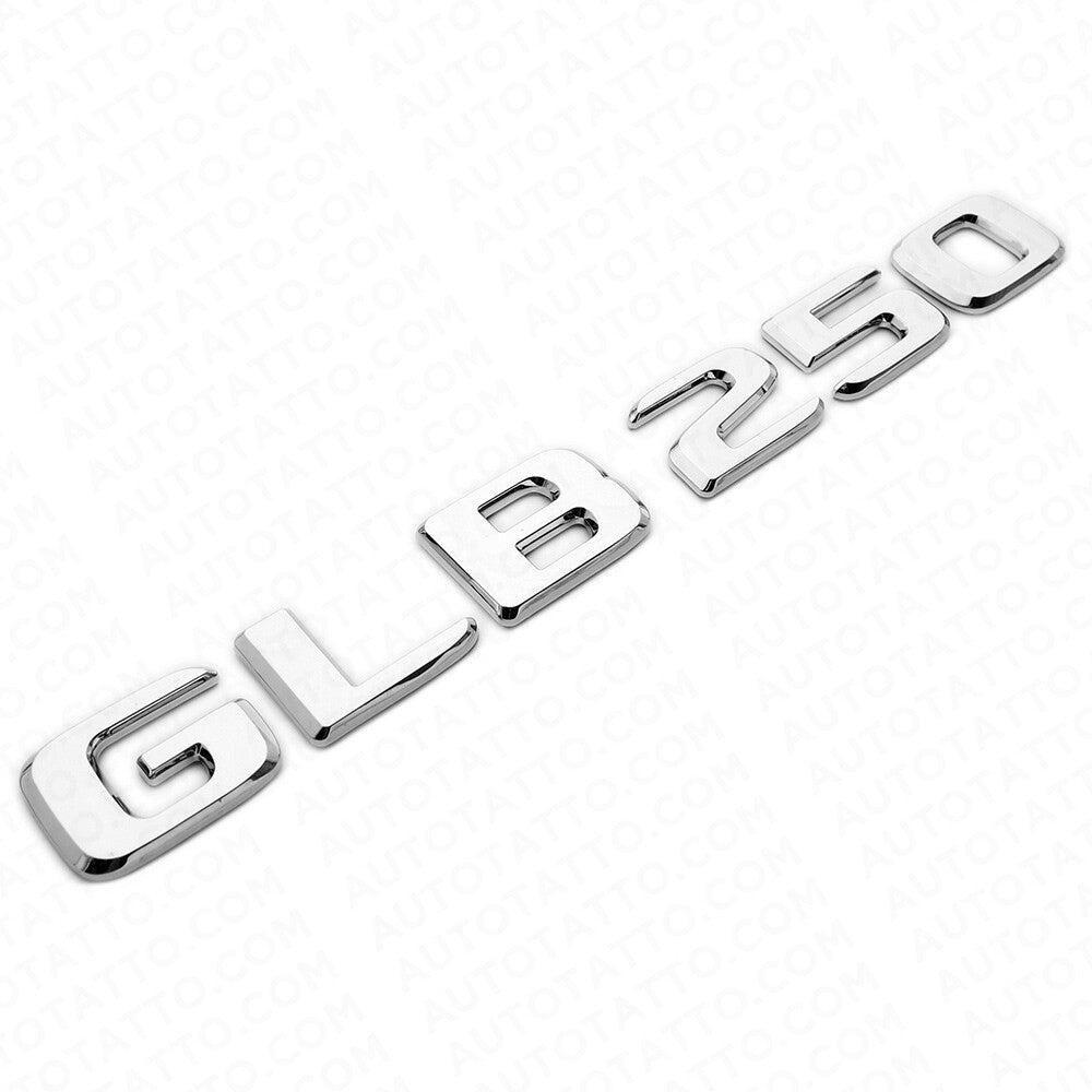 20-21 Mercedes-Benz GLB 250 GLB250 Letter Emblem Trunk Badge AMG Sport Chrome